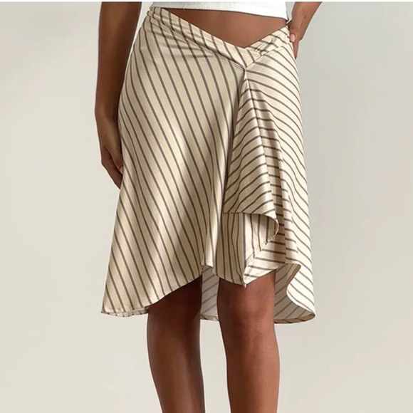 Motel Rocks Dresses & Skirts - Motel Rocks Striped Midi Skirt